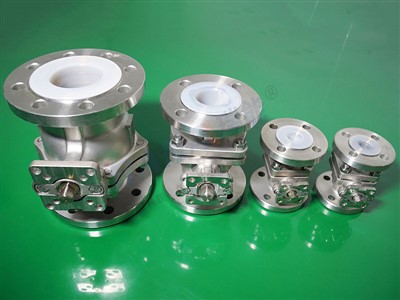 Vàlvules revestides de PFA